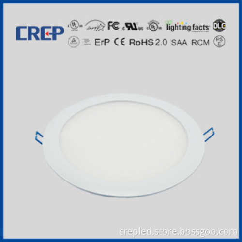 dimmable SMD2835 edgelit led round panel 10inch 24w 1600lm Ra82